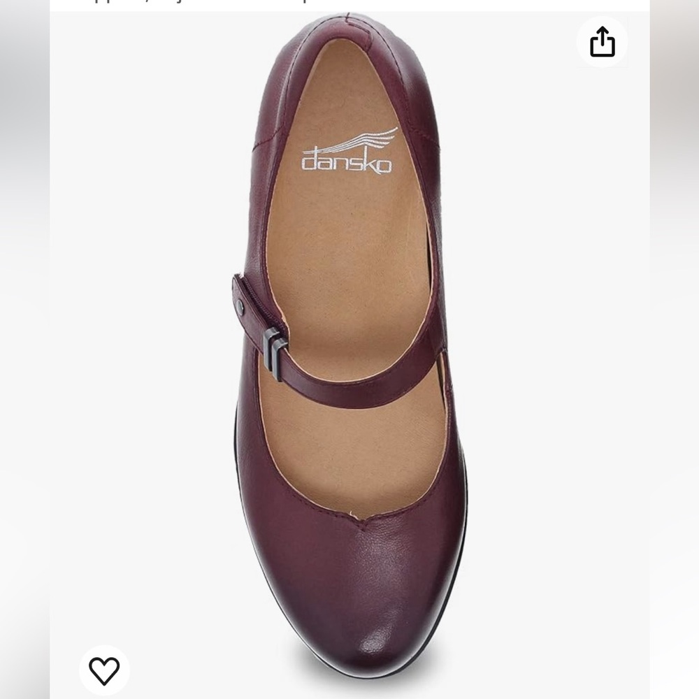 Worn twice 36-6.5 Dansko Callista Mary Jane Arch Support adjustabale Strap - Picture 11 of 13